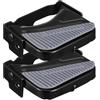 TOPPERFUN Pedali Bici Antiscivolo Neri in Ferro per Mountain Bike, Guida Outdoor | Ampia Superficie, Installazione Facile, Sostituzione Rapida, per Bici