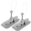 GETAJGHSD 2 Pezzi Supporto Porta Pagaia per Kayak e Barche Gonfiabili in Lega di Alluminio e PVC Design Predrillato per Remi Diametro 10mm