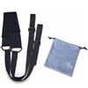 Baoblaze Fascia Stretch Band Cinghia Ginnastica Cintura Allenamento Banda Elasticità Fascia Padded con Fibbia Metallo Lunghezza Regolabile Supporto per Bambini, Nero