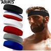 AOLIKES 1 pz fasce per il sudore fascia sportiva-spugna traspirante fascia per asciugamano sportivo per Tennis, basket, corsa, palestra