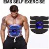 AXH Stimolatore Muscolare Addominale EMS con Ricarica USB per Uomini, Patch per Allenamento Braccia e Addominali, Attrezzatura per Esercizi Muscolari a Casa