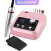 DianaBeauty 45000 giri/min trapano per unghie tornio professionale per unghie con base grande schermo LCD lucidatrice elettrica per manicure levigatrice per unghie strumento per salone