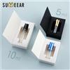 sumeear 50 Pezzi Flaconi Spray per Profumo da 5ml e 10ml con Confezione, Bottiglie Ricaricabili in Alluminio Mini Spray