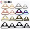 Meetee 10/20 Pz Meetee 20-50mm cinturino in metallo fibbia triangolo anello gancio cinghie borsa anelli di collegamento chiusura bikini chiusure pulsante accessorio