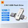 Kodak Chiavetta USB 2 in 1 Tipo-C Pendrive per telefono 32 GB 64 GB USB 3.2 Chiavetta USB Dual ad alta velocità Pen Drive USB3.2 Pen Disk
