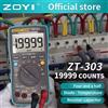 ZOYI Multimetro digitale ZT 301/302/303 Vero RMS Gamma automatica Amperometro Voltmetro Condensatore intelligente Temperatura NCV Ohm Hz Tester