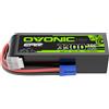 OVONIC Batteria Lipo OVONIC 22,2 V 70C 3300 mAh 6S con spina EC5 per modelli da corsa di aerei elicotteri per auto RC