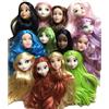 Disney Teste di bambola Disney Princess Girl 1/6 Elsa Anna Alice Rapunzel Collezione di teste di capelli colorati Figure di bambole