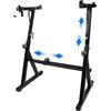 NONE Supporto per tastiera Supporto per pianoforte Supporto per tastiera regolabile in stile Z Adatto per tastiere elettriche da 54 61 e 88 tasti Pianoforte digitale