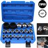 NONE 21 Pz Chiave A Cricchetto Strumento 1/2 Prese Torx Set 12 punti 8-36mm Specifica Set di teste a bussola Set di bussole multi-dente Riparazione Auto
