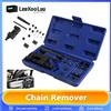 LeeKooLuu Strumento di rivettatura per interruttore catena moto 6 pin taglierina per catena rivettatrice maniglia per pressa perno catena bici per 415/420/428/520/525/530/630