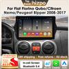 Hizpo 2Din Android 14 Autoradio Per Fiat Fiorino Qubo Citroen Nemo Peugeot Bipper 2008 - 2017 Auto Multimedia GPS 4G Carplay 6115