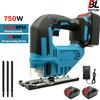 OWJHE Seghetto alternativo elettrico senza spazzole da 26mm 3500 giri/min 750W Strumento portatile multifunzione per la lavorazione del legno per Makita 18V Batteria pin