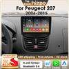 Hizpo Autoradio Autoradio Per Peugeot 207 207CC 2006-2015 Wireless Carplay Android Auto 2Din GPS Stereo 360Camera Snapdragon6115