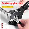 NIUXIANG Tagliatubi a cricchetto - Utensile manuale versatile per tubi in rame, alluminio, ferro, acciaio inossidabile, PPR e PE