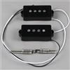 FLEOR Alnico 5 P-Bass Pickup PB Pickup per basso elettrico Nero 9K per basso a 4 corde