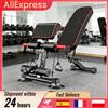 NONE Panca Pieghevole per Manubri 6-in-1 Multifunzionale per Bodybuilding, Allenamento Completo, Macchina Fitness per Palestra e Casa