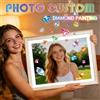 HUACAN Kit Pittura Diamante 5D Fai da Te Personalizzato, Mosaico Diamantato Artistico, Foto Personalizzata, Decorazione Domestica, Arte con Strass