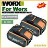 Batteria di Ricambio Originale agli Ioni di Litio Worx WA3551, WA3553 WX176 WX550 WX386 WXino 3 WXgain, WX800,WU268 20V, 8,0 Ah