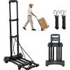 SucceBuy Carrello Pieghevole SucceBuy 290LBS con 4 Ruote e Piattaforma Espandibile per Trasporto Merci