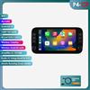 OSSURET Schermo intelligente da 9 pollici per auto Fiat Panda 2013 - 2020 Carplay Android Auto radio GPS 360 Telecamera lettore multimediale RDS DSP