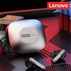Lenovo Nuovi auricolari Bluetooth wireless Lenovo LE209 con riduzione del rumore ANC, cuffie Bluetooth HiFi per musica, cuffie da gioco con durata della batteria di 30 ore