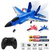 NONE Aereo RC F35 2.4G 2CH con Luci, Aeroplano in Schiuma EPP da Lancio Manuale, Giocattolo RC per Esterni, Regalo per Bambini
