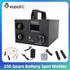 NONE Saldatrice a Punti Portatile Podofo 1400A con 250 Livelli Regolabili, Saldatrice a Condensatore per Batterie con Display LCD da 1,8''