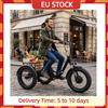 Daibot Bicicletta Elettrica Pieghevole da Montagna a 3 Ruote da 20 Pollici, Triciclo Elettrico per Adulti 500W 48V con Pneumatici Larghi, Batteria Rimovibile e 2 Cestini