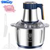 DWiusty Tritacarne Elettrico DWiusty 5L, Trituratore Alimentare in Acciaio Inox, Affettatrice Multifunzionale, Processore e Frullatore da Cucina