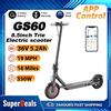 Sixfox Monopattino Elettrico Pieghevole GS60 350W 36V 5.2Ah con Controllo APP, Velocità 30 km/h, Autonomia 25 km, Ruote da 8.5 Pollici, per Adulti e Pendolari - Disponibile in Magazzino UE