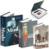 VETOLAKA 3 libri decorativi per la casa, scatole per libri, con apertura magnetica, per libri, scatole decorative per libri, scatola per libri, decorazione per soggiorno, libreria, tavolino da caffè, ufficio