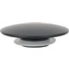 Cloudpower Tappo per lavabo, 66 mm, valvola di scarico con anello di tenuta, tappo per lavabo, colore nero