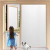 GQINGHUA Pellicola Specchio per Vetri Finestre 60 x 250 cm, Riduzione Abbagliamento Solare, Anti-Calore, Facile da Installare, Trasparente Auto Adesivo Pellicola, per Casa Cucina, bianco opaco