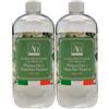 FEI FAN Ricarica Per Diffusore Di Fragranza Con Midollini. Disponibile In Varie Fragranze, Ognuna Pensata Per Adattarsi a Gusti Ed Ambienti Differenti 500ml (PISTACCHIO E MUSCHIO BIANCO, 2 Ricariche)