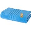 Lavea® 1 Telo Sauna 80x200 cm in Spugna di Cotone Bio 100% Morbidi e Assorbenti, per Casa Hotel Spa - Ideali anche come Asciugamani Doccia - Azzurro cielo