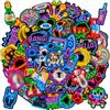 SANYUANHE 100 Adesivi neon Fantastici,Adesivi Mix Neon,SANYUANHE Sticker assortiti-neon per bottiglie d'acqua,valigie,biciclette,automobili,tablet,bambini e adulti