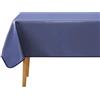 DecoMeister Tovaglia 110x140 cm - Copritavolo Antimacchia e Lavabile - Tela Incerata Rettangolare per Tavolo Cucina e Giardino - Impermeabile e Idonea per Alimenti - Blu Intenso