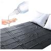 AJOHBM Copriletto matrimoniale impermeabile + PVC, con Copertura materasso y 2,2 m*1,3 m Nero impermeabile e antiscivolo