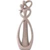 PIGPIGFLY Statua Amanti,Statue Decorative,Decorazioni per Ufficio,Figura Decorative, Statuette Decorative Casa, Soggiorno Decorativo Moderno da Appoggiare, Scultura Astratta in Poliresina, Idea Regalo(Arenaria)