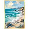 Giftgarden Cornice A3,Cornice in Alluminio Spazzolato Dorato,Set da 1