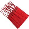 Hetuyon 20 pezzi 15.5cm Nappe Seta per Segnalibro Fatti a Mano-Rosso | Piccoli Ciondoli per Cucitura,Chiavi,Ghirlanda,Portachiavi,Borse,Creazione Gioielli,Orecchini e Progetti DIY