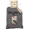 SAHINLER créateur d'univers One Piece - Copripiumino One Piece Vogue Merry - 100% cotone (grigio, 140 x 200 cm)