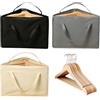 LINISITING 3 borse organizer per appendiabiti con manici, materiale in tela con due trasporti, per viaggiare