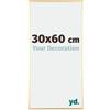 yd. Cornice 30x60 cm Oro - Cornice in Alluminio Kent | Your Decoration, Vetro acrilico antiriflesso, Montaggio a parete, Adatta per foto, poster o puzzle, Made in Holland