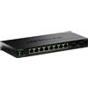 Netgear 8-PORT 1G POE+ SMART SWITCH (8 porte), Switch di rete, Nero