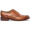 Infinity Leather Scarpe Eleganti da Ufficio Formali da Uomo Chapman & Moore in Pelle Marrone Chiaro con Punta a Coda di Rondine
