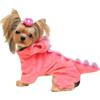 NACOCO - Costume da dinosauro per cani di taglia media e grande (rosa, 2XL)