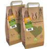 Paglianatura Kit 2 pezzi - Fieno Pellet 3kg con 10% Alfalfa - Mangime Naturale e Ricco di Fibre per Conigli e Roditori, Nutrimento Extra con Calcio e Proteine