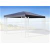 QUICK STAR Quick-Star - Copertura di Ricambio per Gazebo Rank Pavillon, 3 x 4 m, Colore: Antracite